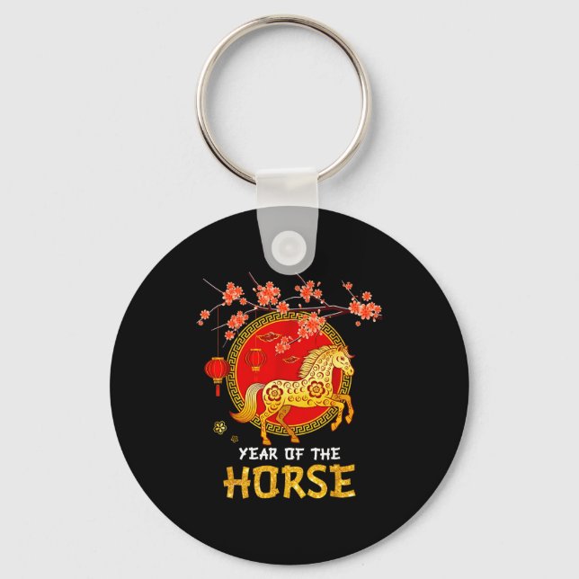 Year Of The Horse 2026 _2  Key Ring (Front)
