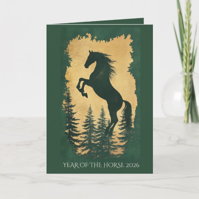 Year of the Horse 2026 Card (Front)