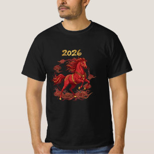 Year Of The Horse 2026 Chinese New Year CNY T-Shirt