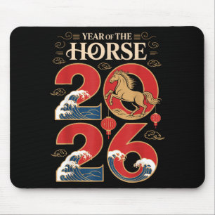 Year Of The Horse 2026 Chinese New Year For Men Wo Mouse Pad