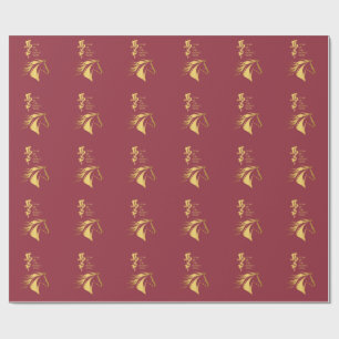 year of the horse 2026 Chinese new year Wrapping Paper