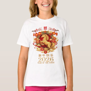 Year Of The Horse 2026 - Chinese New Year Zodiac T T-Shirt