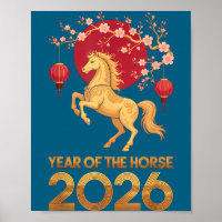 Year Of The Horse 2026 Chinese Zodiac Lunar New Ye