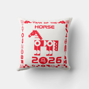 Year of the Horse 2026 Cushion