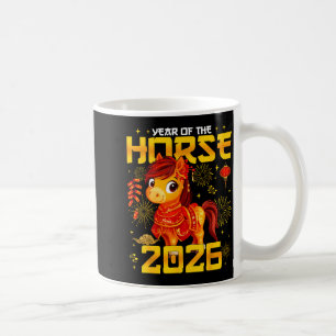 Year Of The Horse 2026 Lunar New Year Chinese New  Coffee Mug