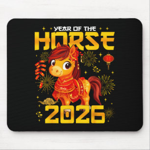 Year Of The Horse 2026 Lunar New Year Chinese New Mouse Pad