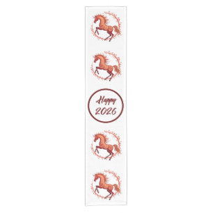 Year of the Horse 2026 Short Table Runner