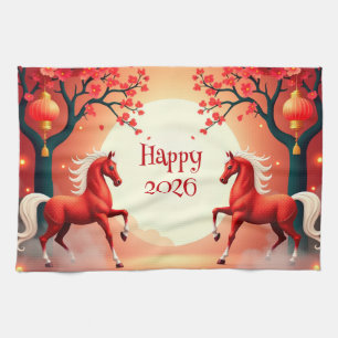 Year of the Horse 2026 Tea Towel