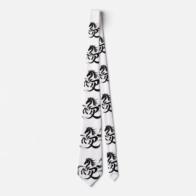 Year of the horse 2026 tie (Front)