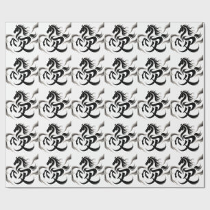 Year of the horse 2026 wrapping paper