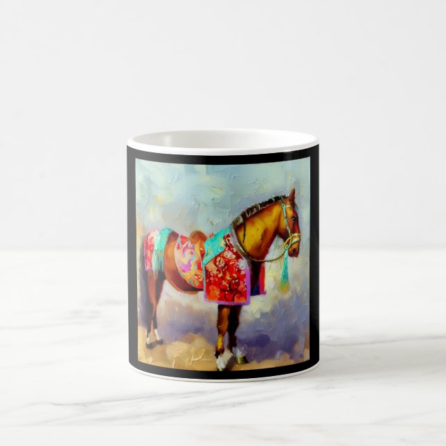 Year of the Horse 6 Coffee Mug (Center)
