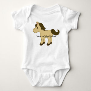 Year of the Horse Baby Bodysuit