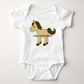 Year of the Horse Baby Bodysuit