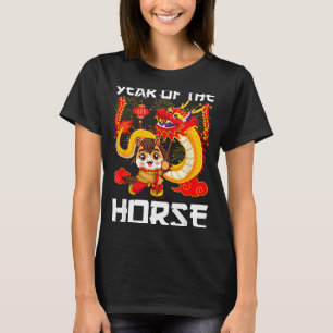 Year Of The Horse Chinese Dragon Dance Lunar New Y T-Shirt