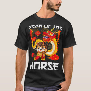 Year Of The Horse Chinese Dragon Dance Lunar New Y T-Shirt