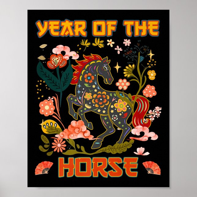 Year Of The Horse Chinese New Year 2026 Premium  Poster (Front)