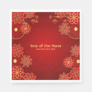 Year of the Horse Chinese New Year Napkin