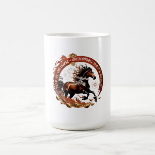 Year of the Horse Flame, Lunar Zodiac Gift Coffee Mug