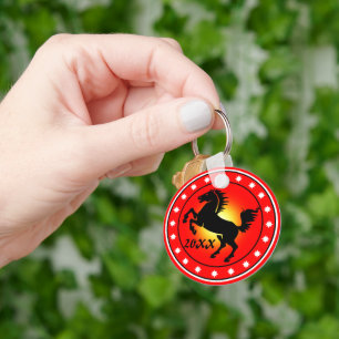 Year of the Horse Key Ring