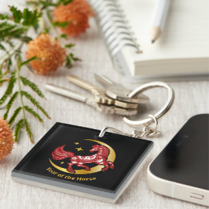 Year of the Horse Lunar Key Ring
