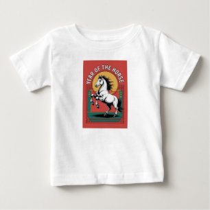 Year of the Horse Lunar New Year 2026 Toddler Tee