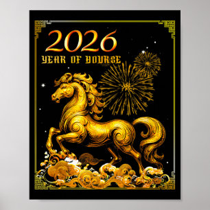 Year Of The Horse Lunar New Year Chinese New Year Poster