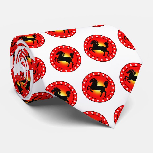 Year of the Horse Tie (Rolled)