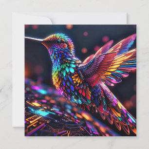 Year of the Hummingbird: A Monthly Journey Holiday Card