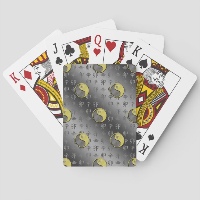 Year of the Metal Rabbit Playing Cards (Back)