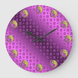 Year of the Metal Rooster Large Clock