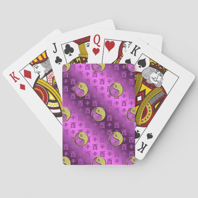 Year of the Metal Rooster Playing Cards (Back)