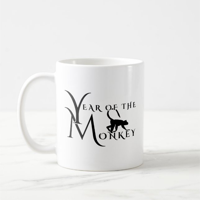 Year of the monkey coffee mug (Left)