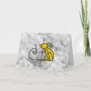 Year of the Monkey Holiday Card