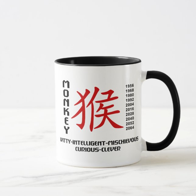 Year of The Monkey Mug (Right)
