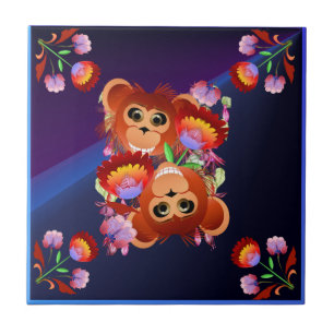 Year Of The Monkey Tile