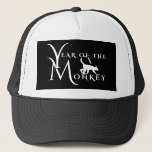 Year of the monkey trucker hat