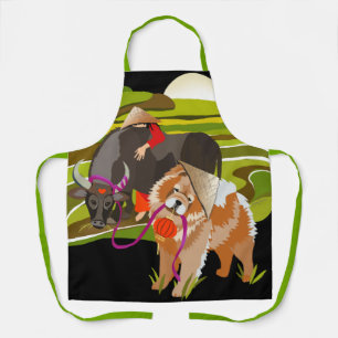 YEAR OF THE OX 2021- Chow All-Over Print Apron