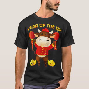 Year of the OX 2021 Funny Happy Chinese New Year 2 T-Shirt