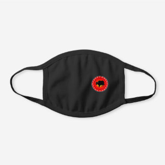 Year of the Ox Black Cotton Face Mask