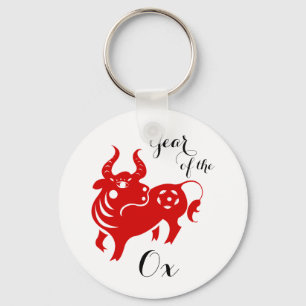 Year of the Ox Chinese Horoscope Magnets Key Ring
