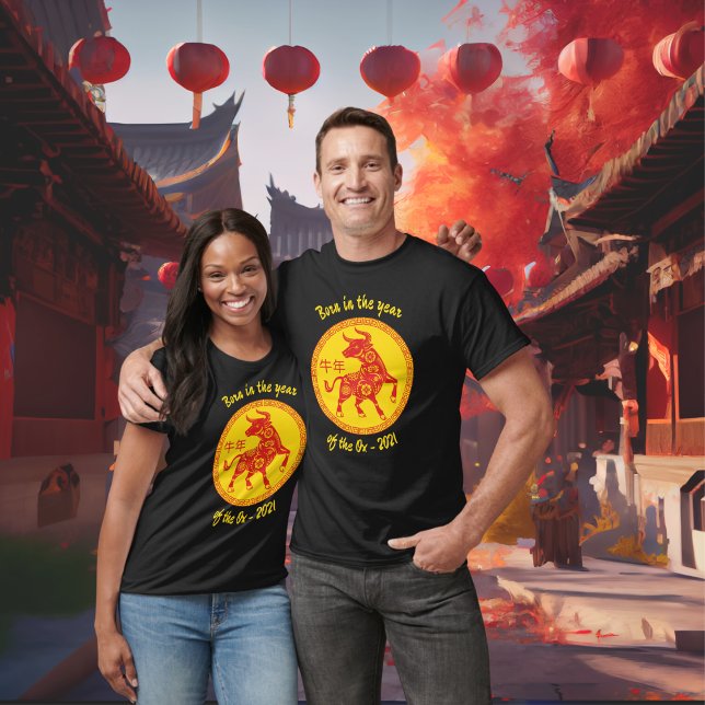 Year of the Ox Chinese new year zodiac birthday T-Shirt (Creator Uploaded)