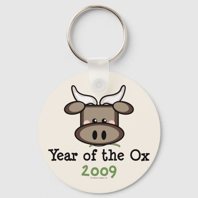 Year Of The Ox Key Chain (Front)