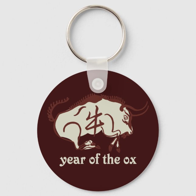 year of the ox key ring (Front)