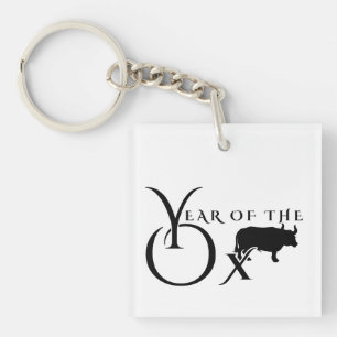 Year of the ox key ring