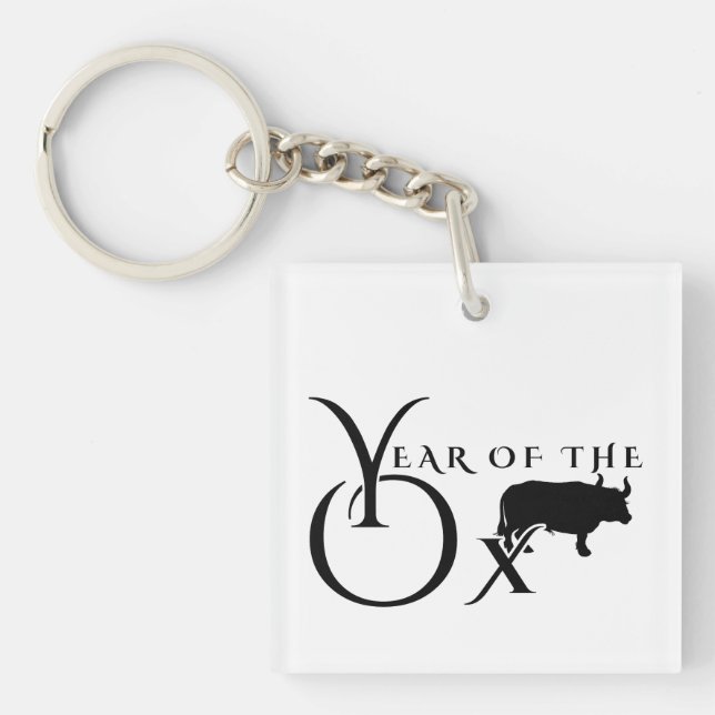 Year of the ox key ring (Front)