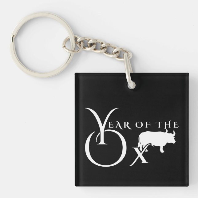 Year of the ox key ring (Front)