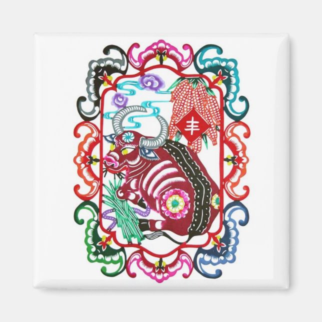 Year of the OX Magnet (Front)