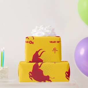 Year Of The Ox Wrapping Paper