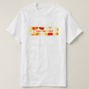 Year of the Pig 2019 Bokeh Banner T-Shirt