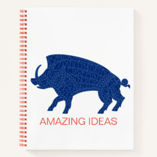 Year of the Pig - Wild Boar with Runes Notebook
